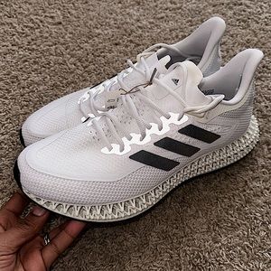 Adidas 4DFWD 2 Running Sneakers Shoes Cloud White Cream Black NWT $200